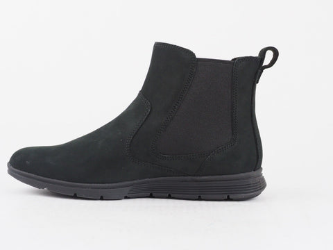 Womens Timberland Killington A18X2 Black Leather Casual Slip On Chelsea Boots