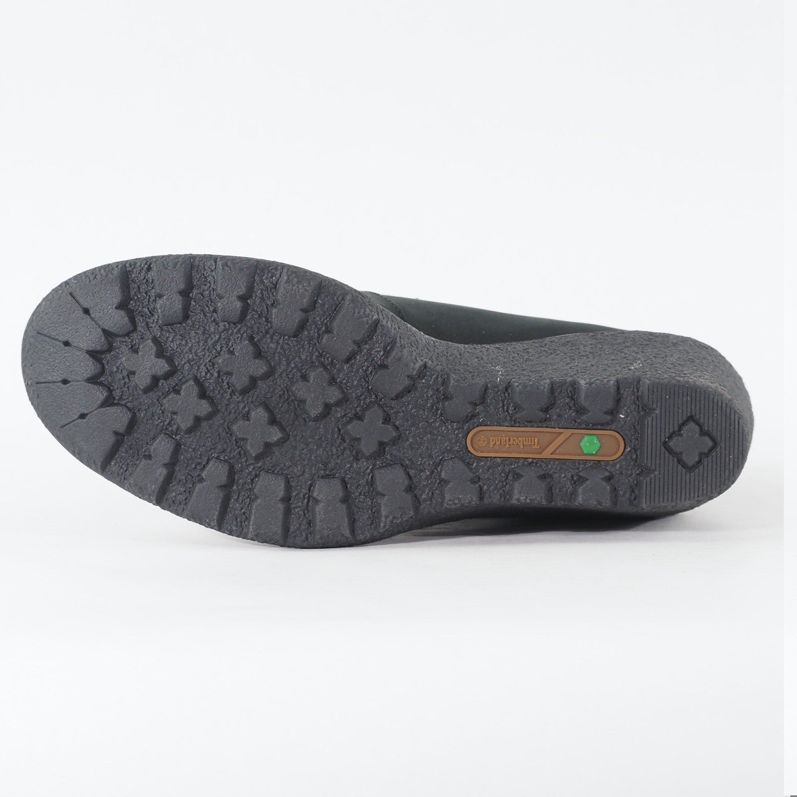 Womens Timberland EK Amston 6 Inch 8253A Black Leather Lace Wedge Casual Boots