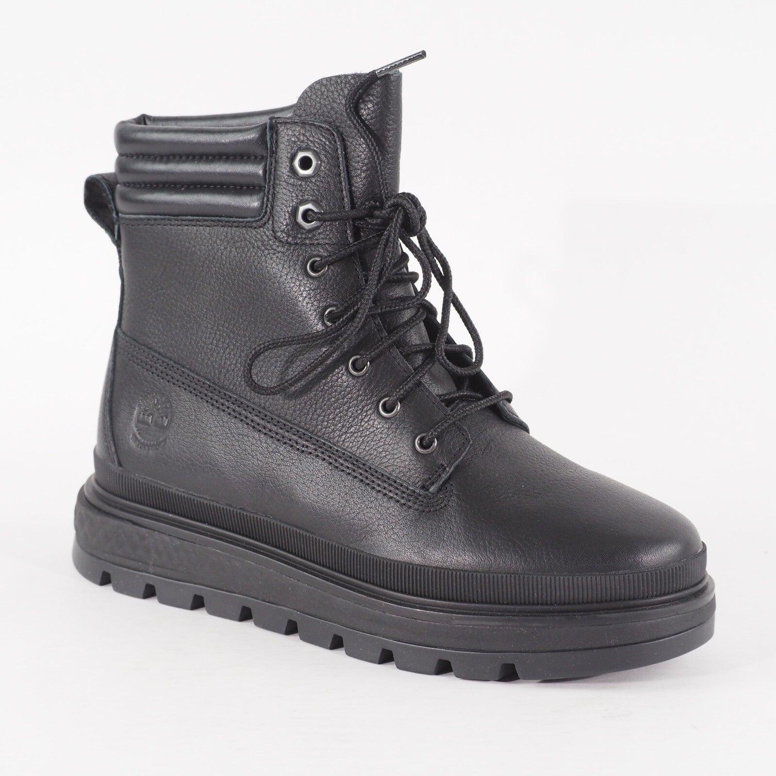 Womens Timberland Ray City 6 Inch A2JHY Black Leather Waterproof Casual Boot