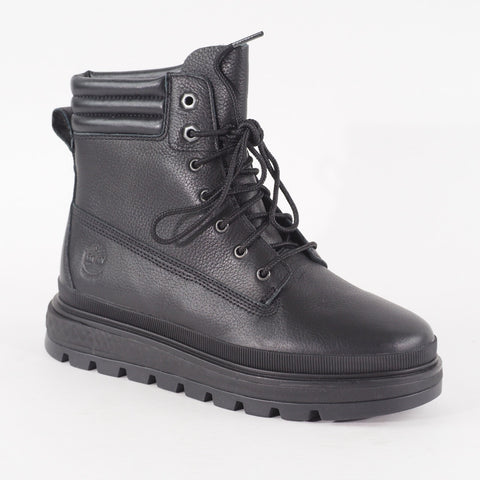Womens Timberland Ray City 6 Inch A2JHY Black Leather Waterproof Casual Boot