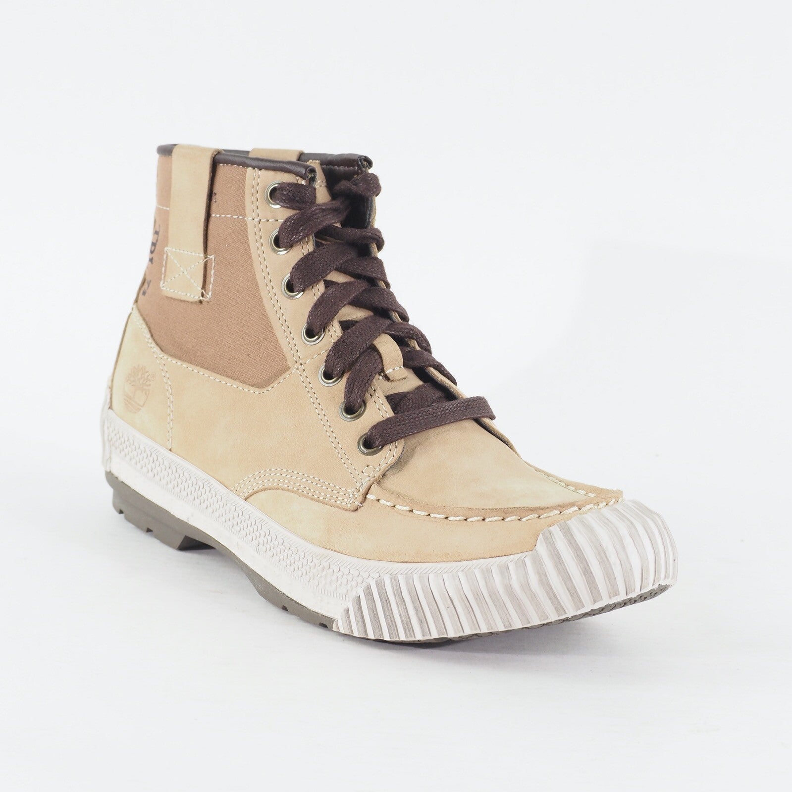 Mens Timberland Hookset 74193 Tan Beige Leather Lace Up Casual Walking Boots