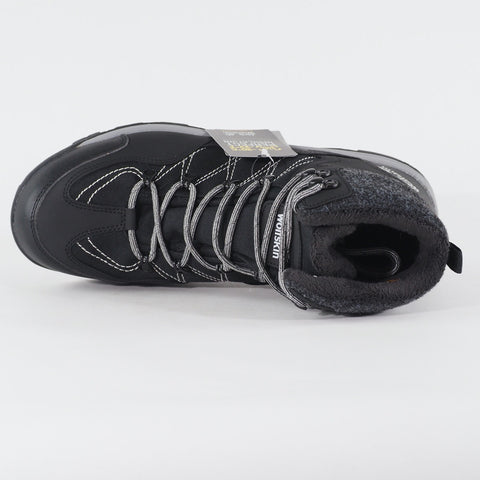 Mens Jack Wolfskin Cold Bay Textapore Mid Black Hiking Walking Waterproof Boots