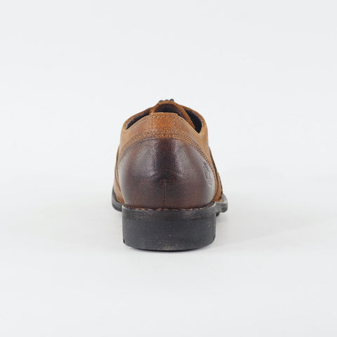 Mens Timberland EK City Premium Ox 5367R Medium Brown Leather Lace Formal Shoes