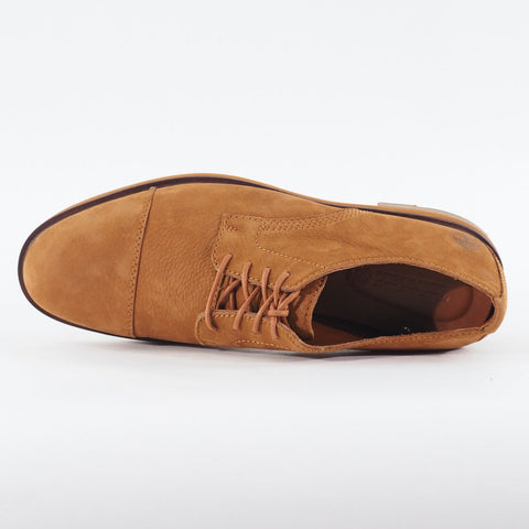 Mens Timberland Windbucks Cap Toe Oxford A23R5 Rust Leather Lace Up Formal Shoes