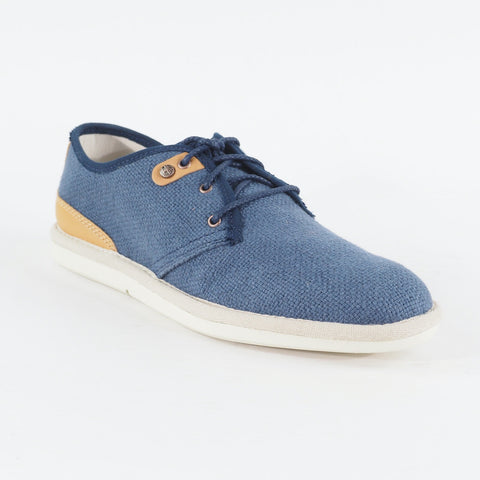 Mens Timberland City Shuffler A185W Medium Blue Fabric Lace Up Low Casual Shoes