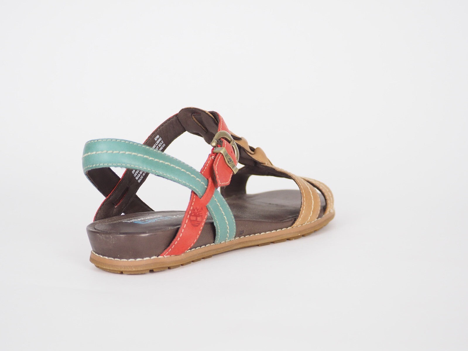 Womens Timberland Kennbank Braid 25617 Multicoloured Leather Strappy Sandals