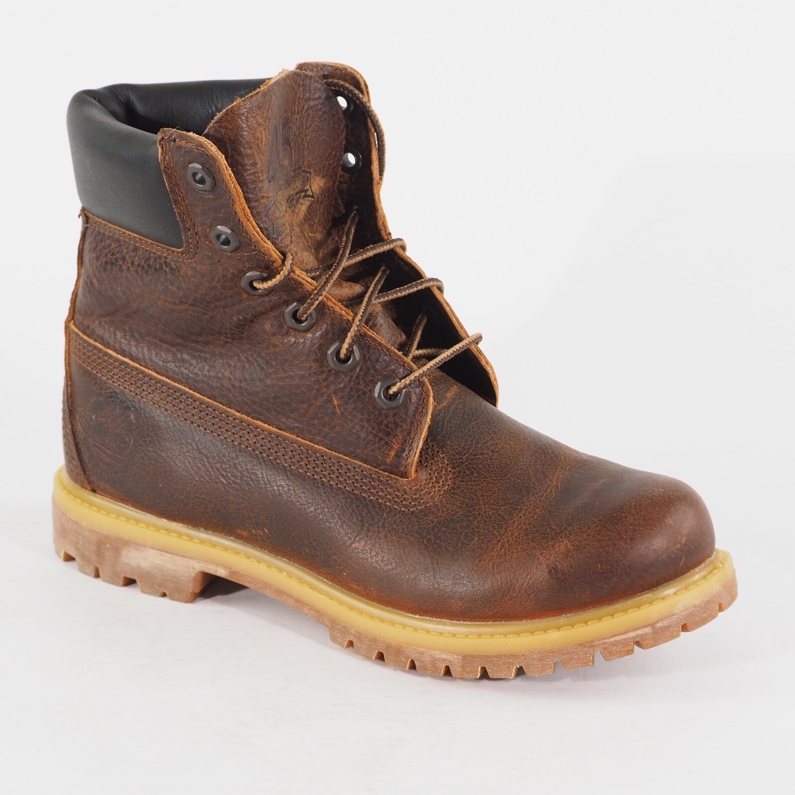 Womens Timberland 6 Inch Premium A1TLM Tan Leather Lace Casual Walking Boots