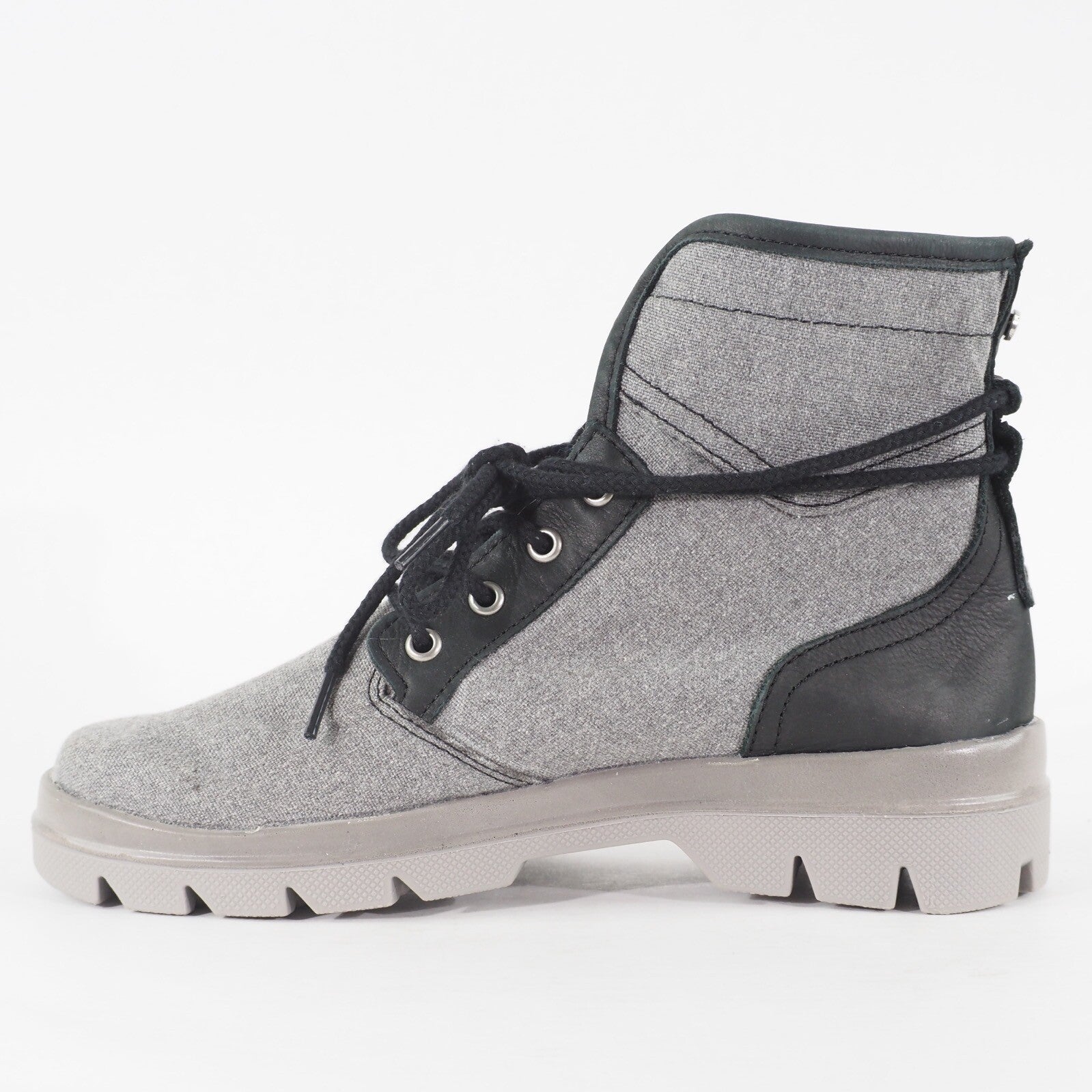 Mens Timberland Cityblazer A1GFV Light Grey Canvas Lace Up Walking Boots