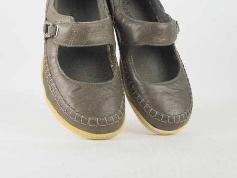 Womens Timberland Barestep Mary Jane 42623 Grey Leather Flat Casual Shoes