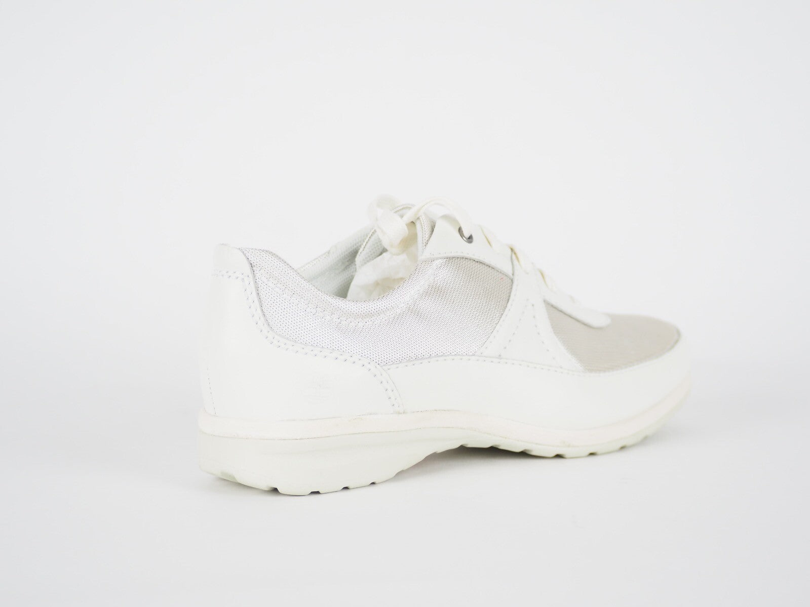 Womens Timberland Killington Park 14642 Off White Leather Fabric Laced Trainers