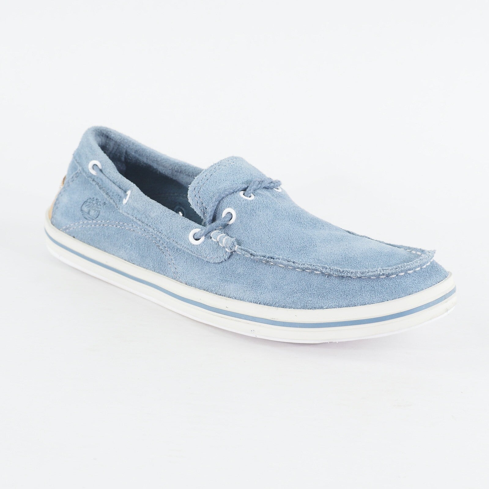 Timberland EK Cascoby 1 Eye 5235A Light Blue Lace Up Casual Boat Shoes