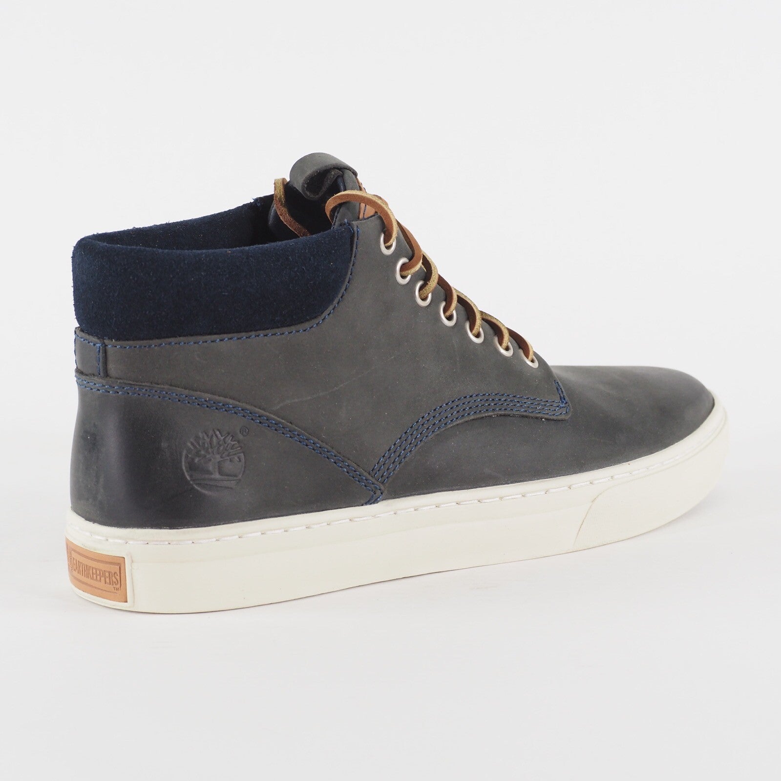 Mens Timberland EK Cupsole 5917R Navy Leather Lace Walking Chukka Casual Boots