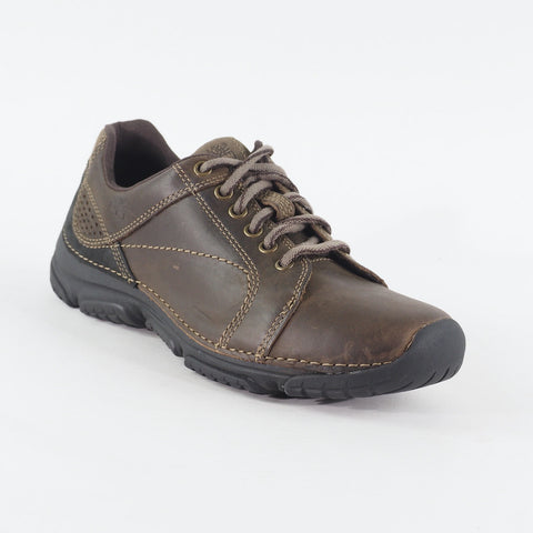 Mens Timberland EK FC Lite Oxford 5425R Dark Olive Leather Lace Up Casual Shoes