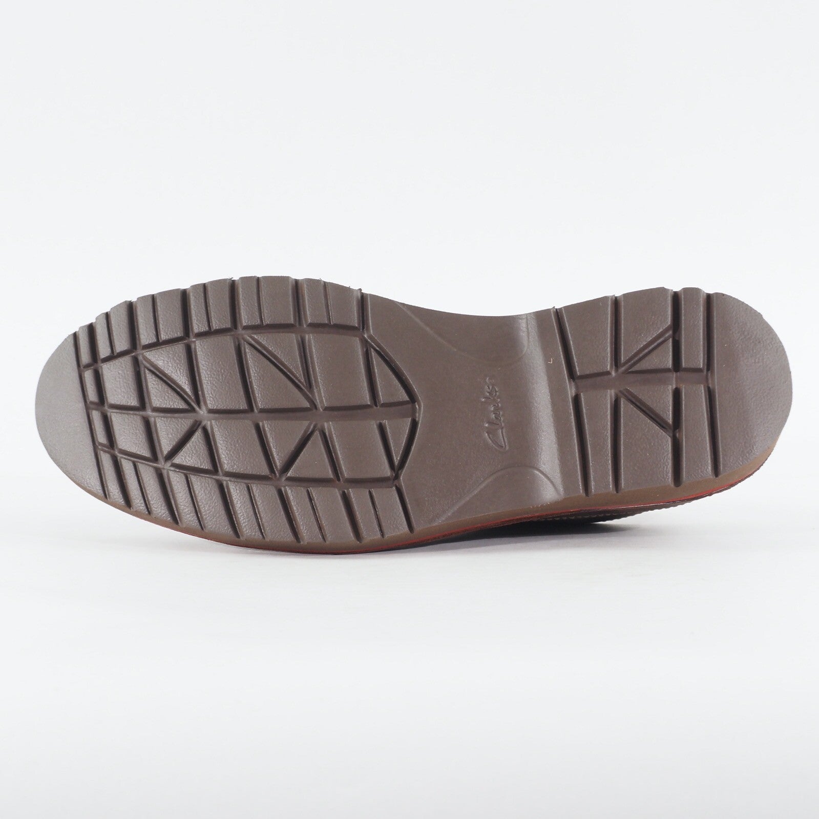 Mens Clarks Vargo Vibe Dark Brown Leather Lace Up Casual Light walking Shoes