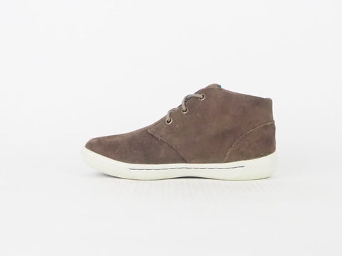 BoysTimberland Davies Cupsole Chukka A121C Brown Leather Lace Up Boots