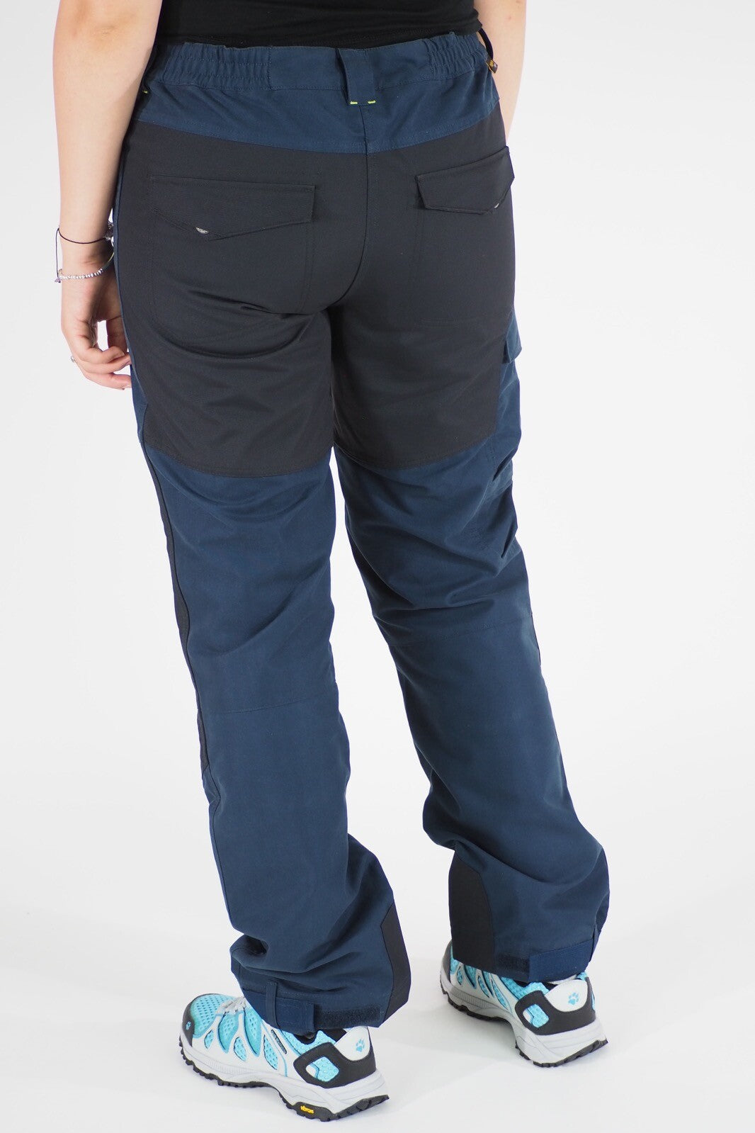 Womens Jack Wolfskin 1502391 Night Blue Cotton Warm Windproof Hiking Trousers