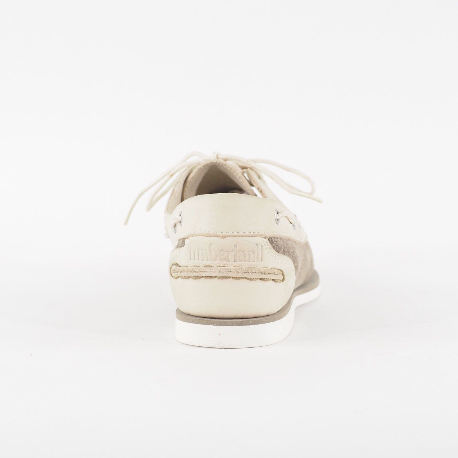 Womens Timberland Magby Light 8147A Beige Leather Lace Up Casual Boat Shoes
