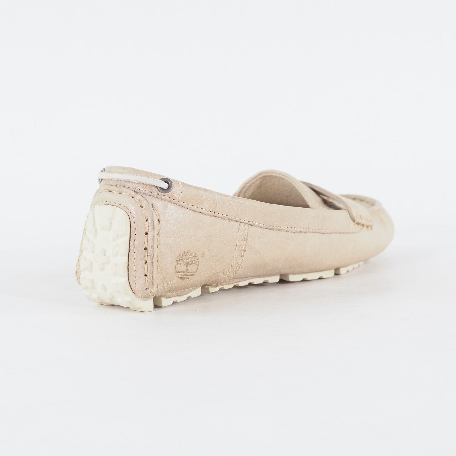 Womens Timberland Neponset 27691W Beige Leather Slip On Casual Everyday Shoes