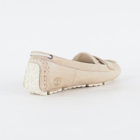 Womens Timberland Neponset 27691W Beige Leather Slip On Casual Everyday Shoes