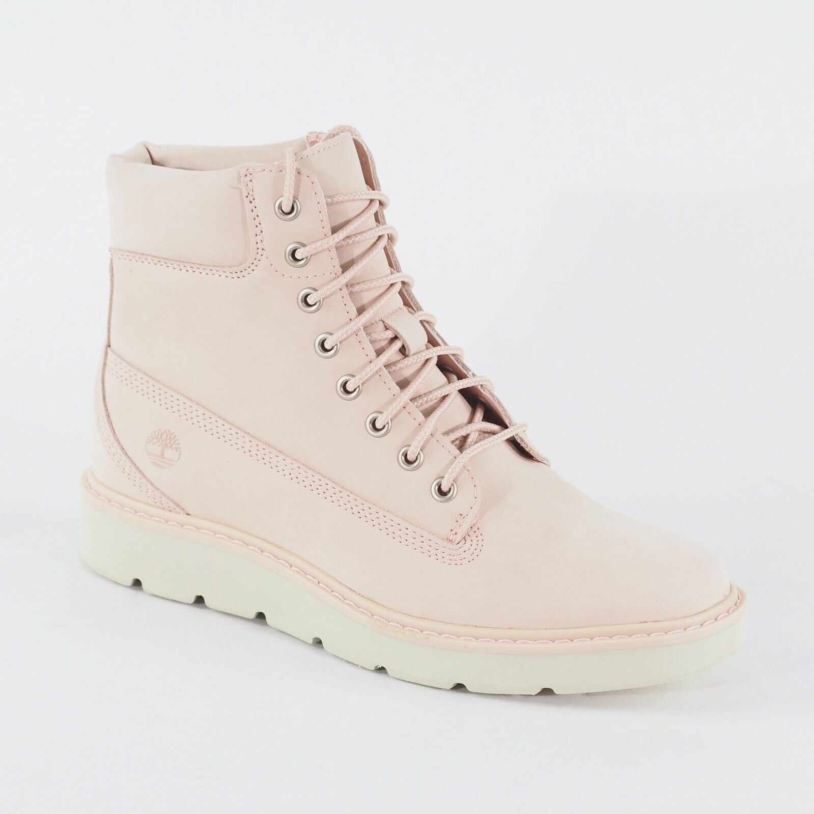 Womens Timberland Kenniston 6inch A1XFT Pink Leather Lace Up Casual Ankle Boots