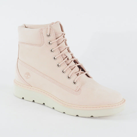 Womens Timberland Kenniston 6inch A1XFT Pink Leather Lace Up Casual Ankle Boots