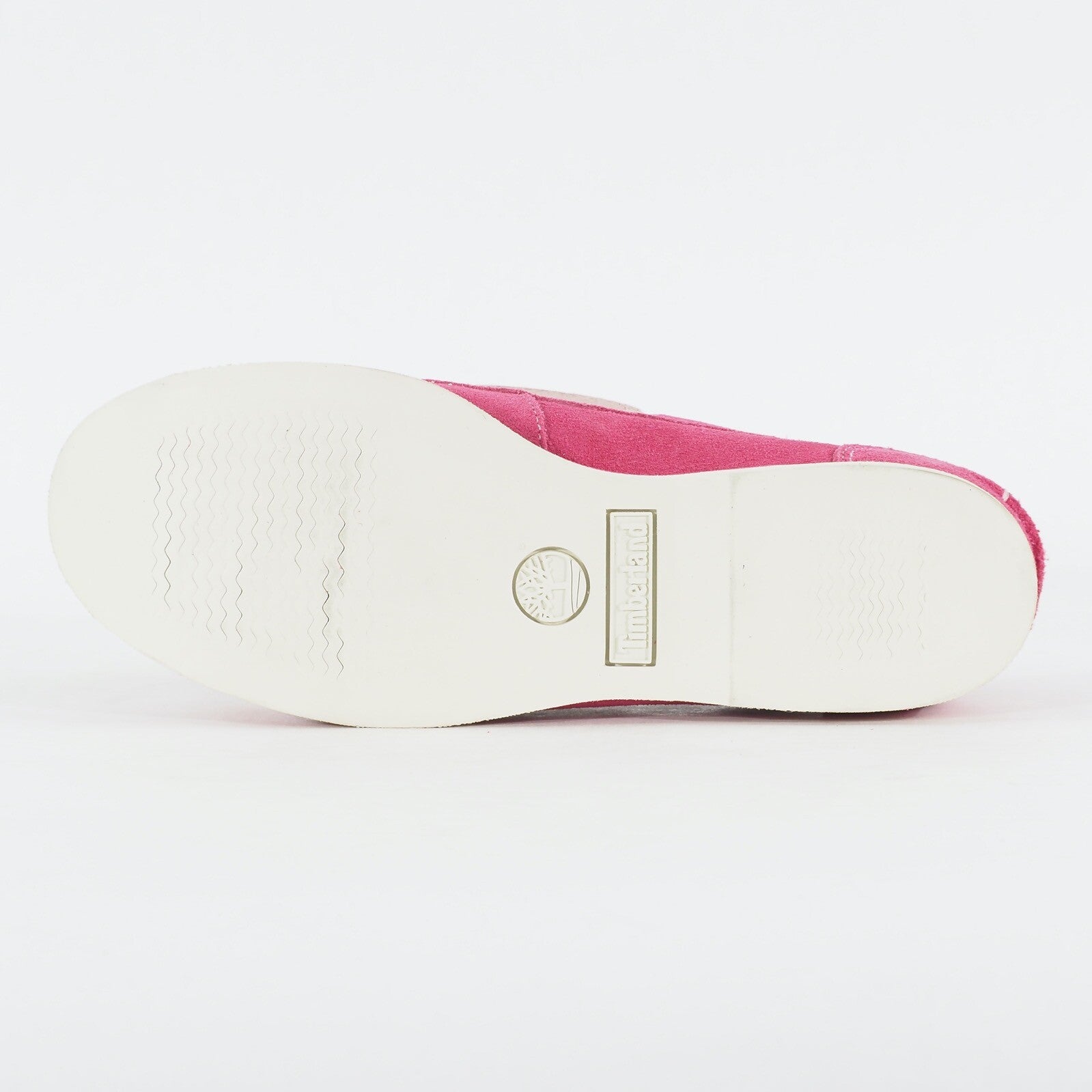 Womens Timberland Classic Unlined A14EI Magenta Leather Lace Casual Boat Shoes