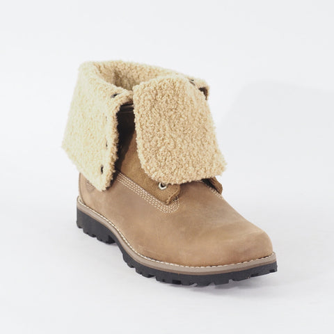 Juiniors Timberland Authentic 6 Inch 18901 Brown Leather Lace Up Casual Boots  