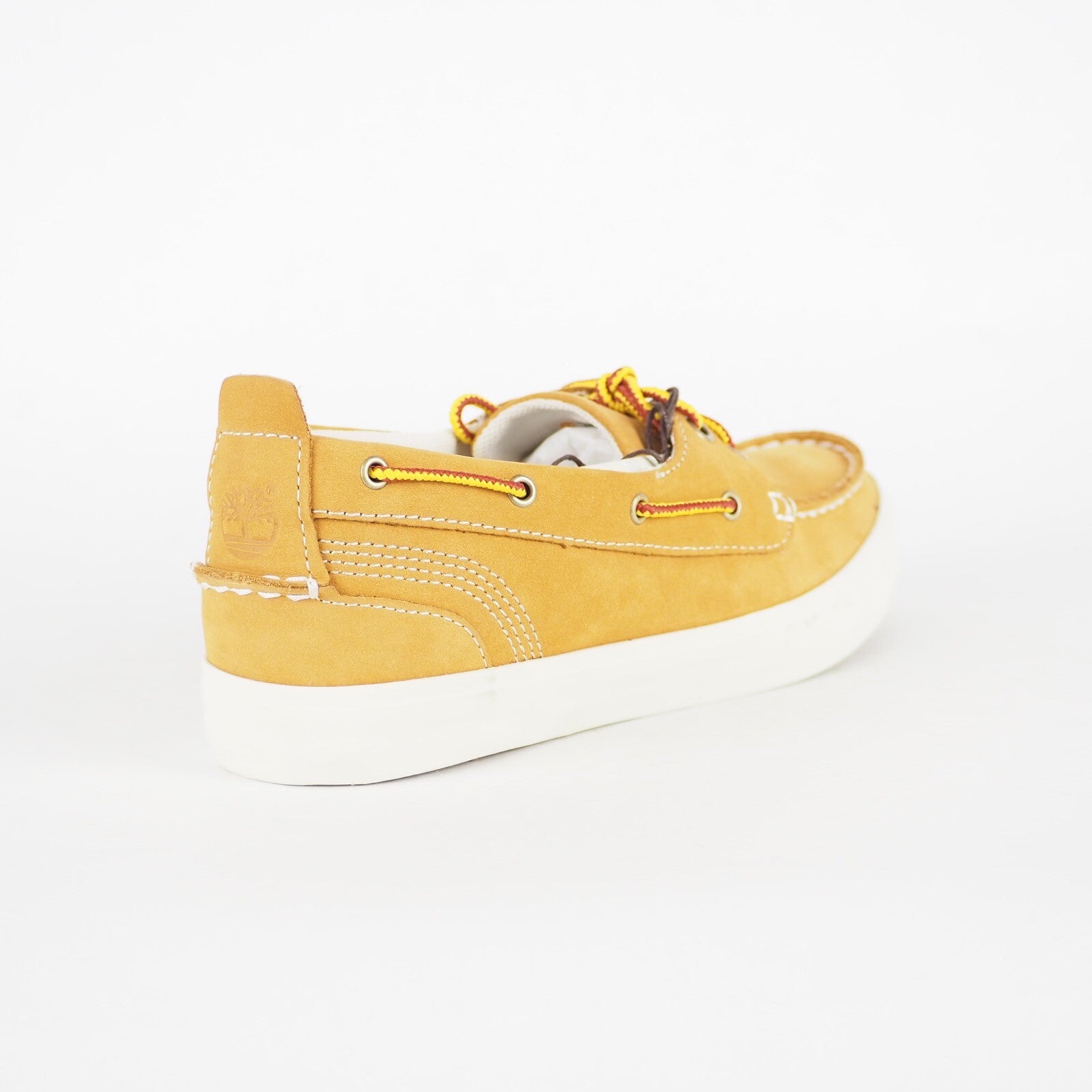 Womens Timberland Brattleboro A15TR Wheat Leather Low Trainers Casual Boat Shoes