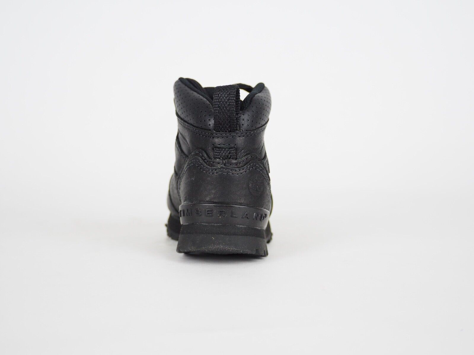 Boys Girls Timberland Split Rock 42887 Black Leather Lace Winter Toddler Boots