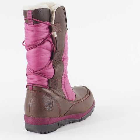 Womens Timberland Crystal Mountain 17694 Leather Cotton In Waterproof Boots