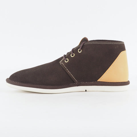 Mens Timberland City Shuffler Chukka A12K7 Dark Brown Leather Laced Casual Boots