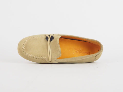 Womens Timberland Janae Loafer 37364 Beige Leather Casual Comfort Loafers