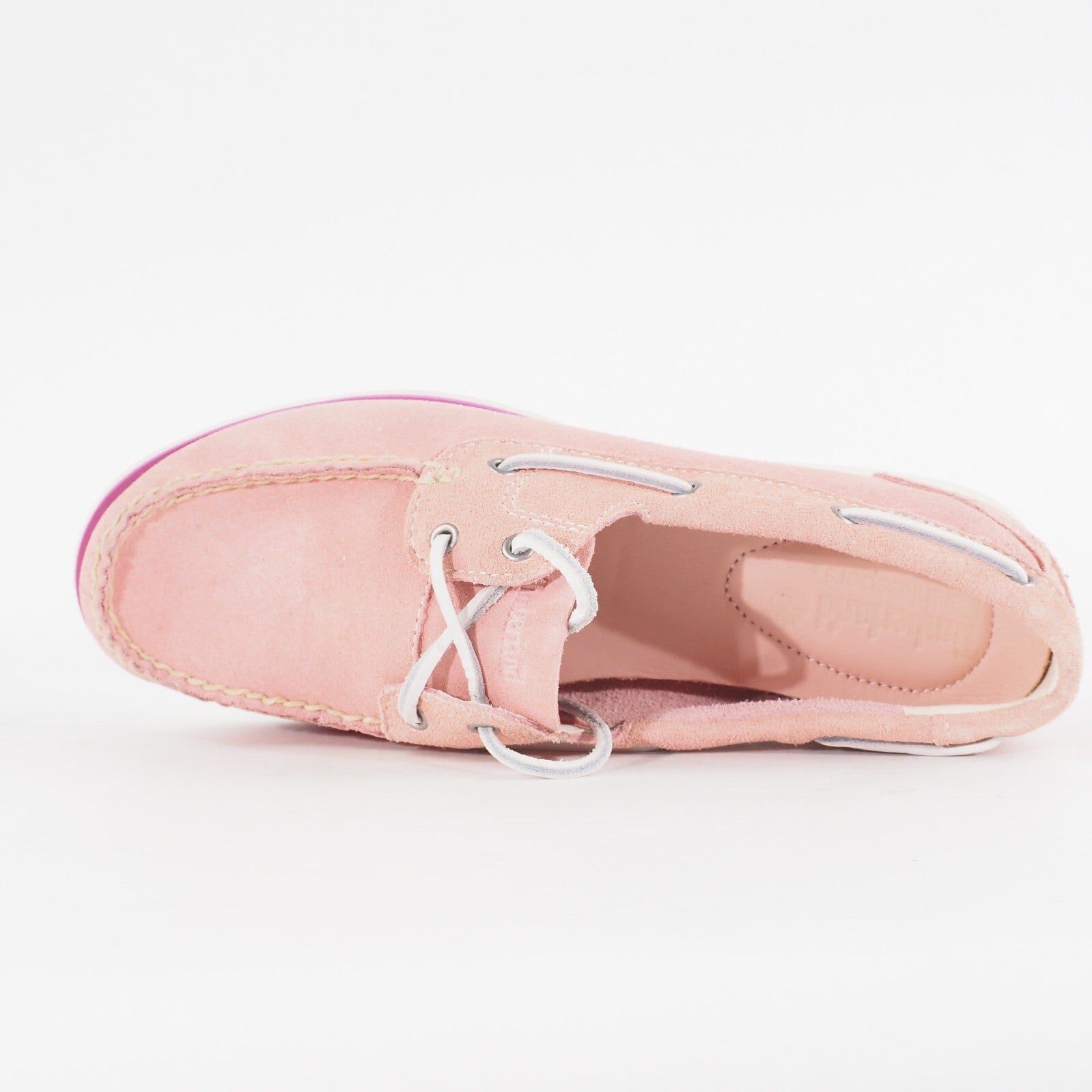 Womens Timberland Marin 8345B Light Pink Leather Casual Boat Shoes