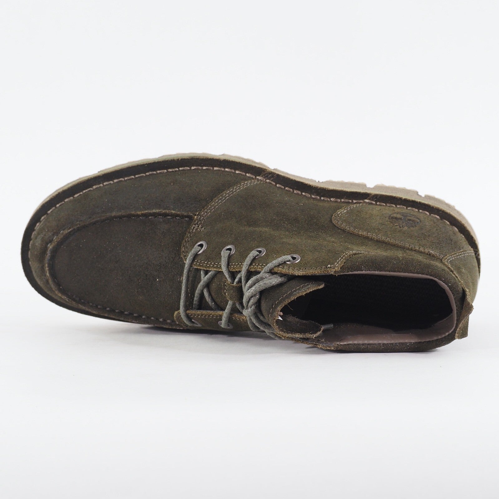Mens Timberland Westmore Moc Toe Chukka A2KXC Olive Suede Lace Up Casual Boots