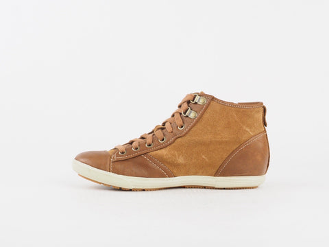 Womens Timberland Earthkeepers 3850R Brown Leather Casual Shoes Lace Up Boots