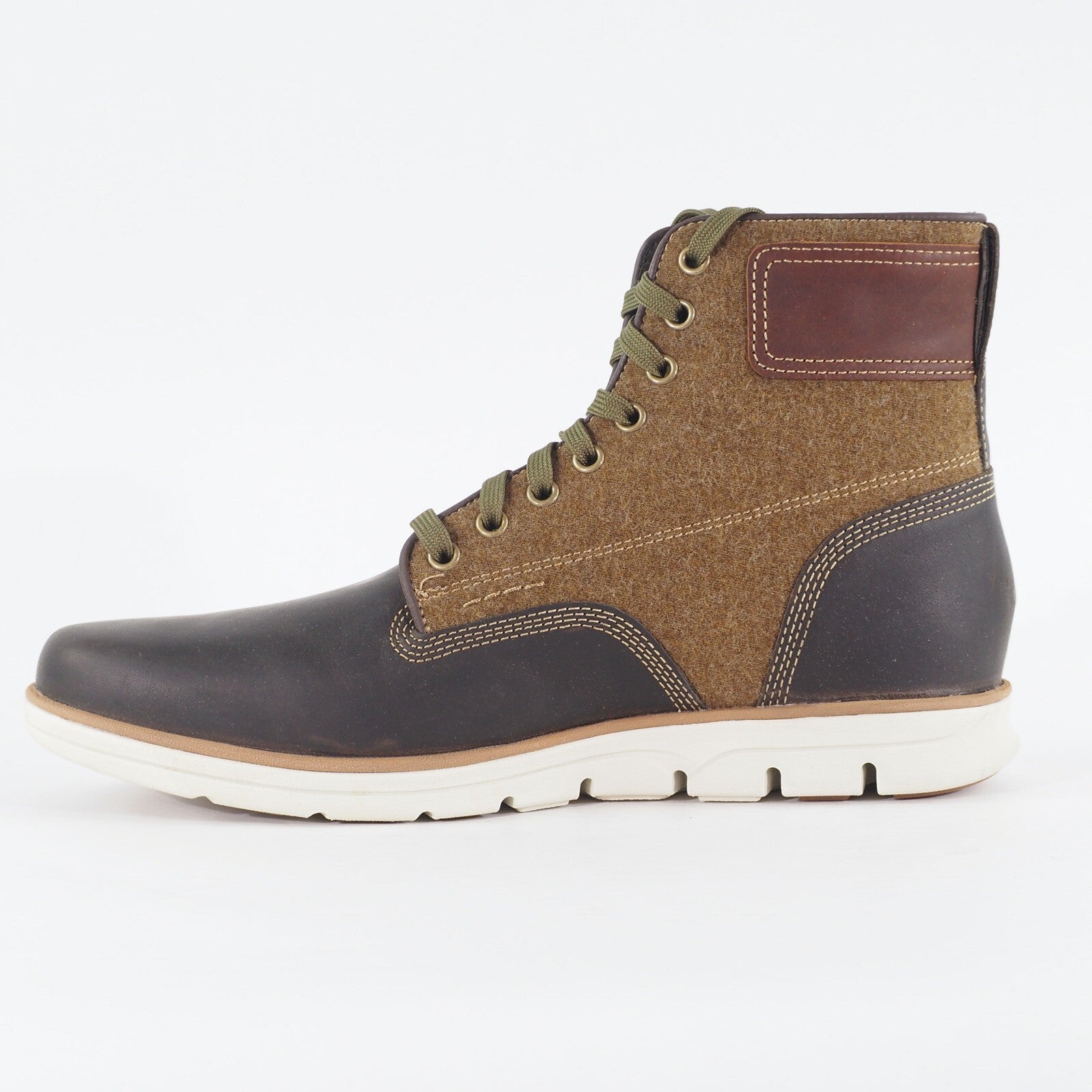 Mens Timberland Bradtreet MM A17JT Brown Leather Casual Walking Lace Up Boots