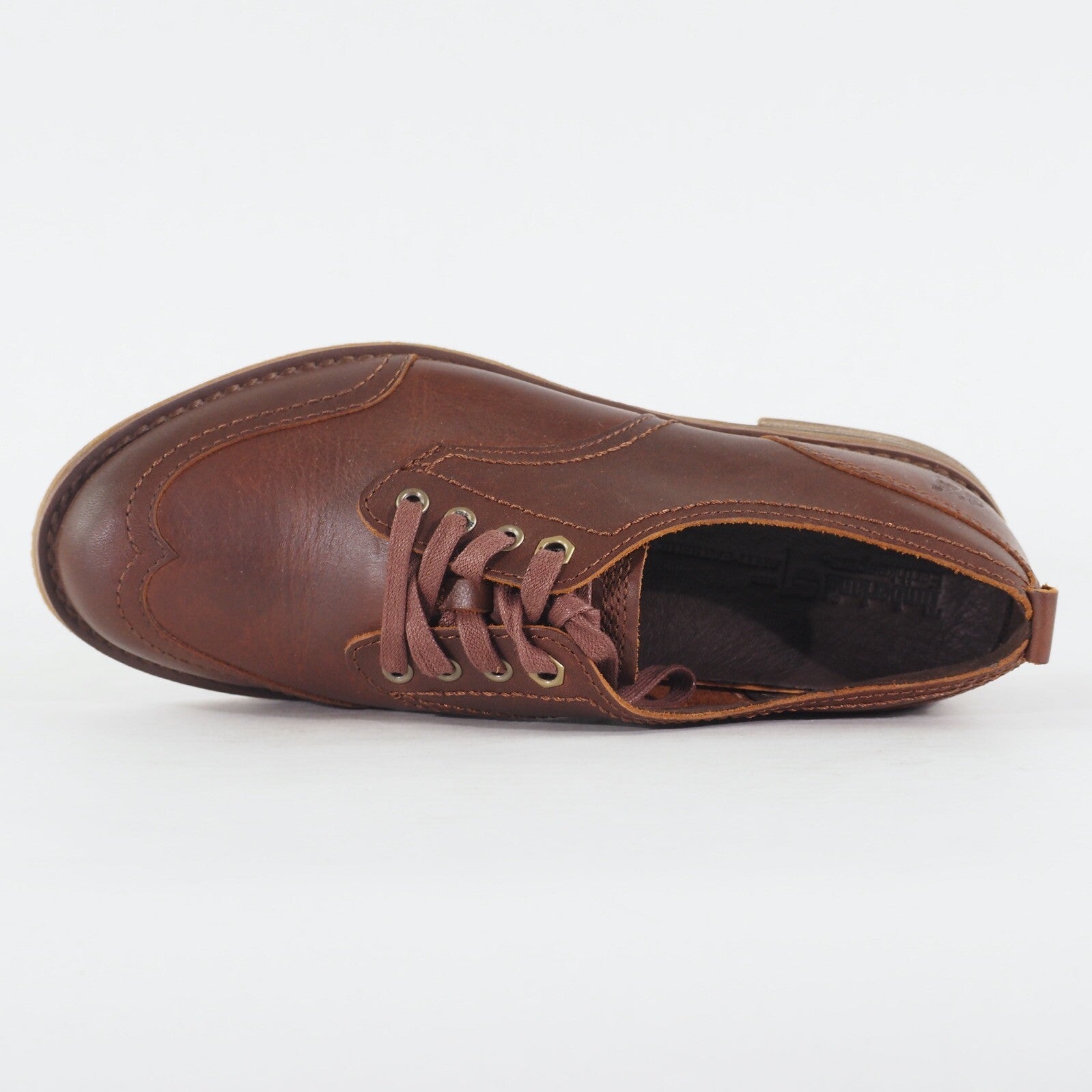 Womens Timberland EK Savin Hill Oxford 8557A Dark Brown Lace Up Low Formal Shoes