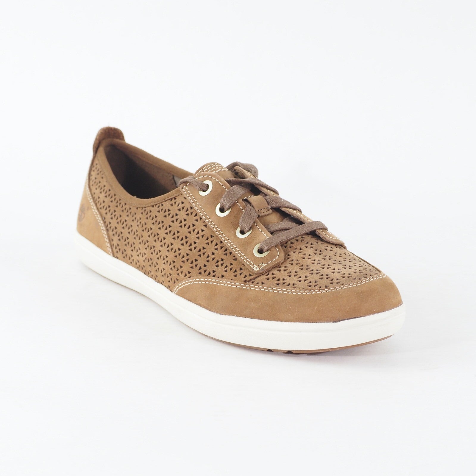 Womens Timberland EK Northport Ox 3966R Medium Brown Leather Lace Casual Shoes