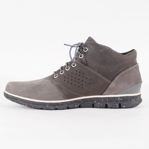 Mens Timberland Bradstreet Half Cab A14O7 Grey Leather Lace Up Casual Boots
