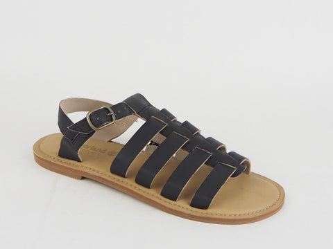Womens Timberland Ek Sheafe Fisherman 8165B Black Leather Buckle Sandals