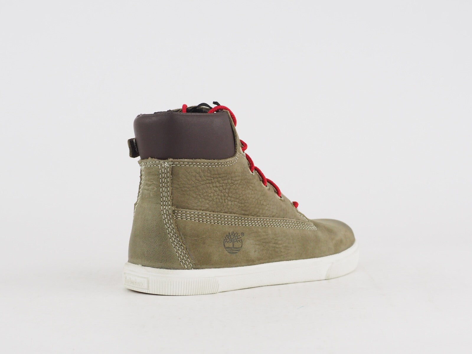 Boys Timberland 6 In Earthkeepers 1873A Taupe Leather Casual Shoes Chukka Boots