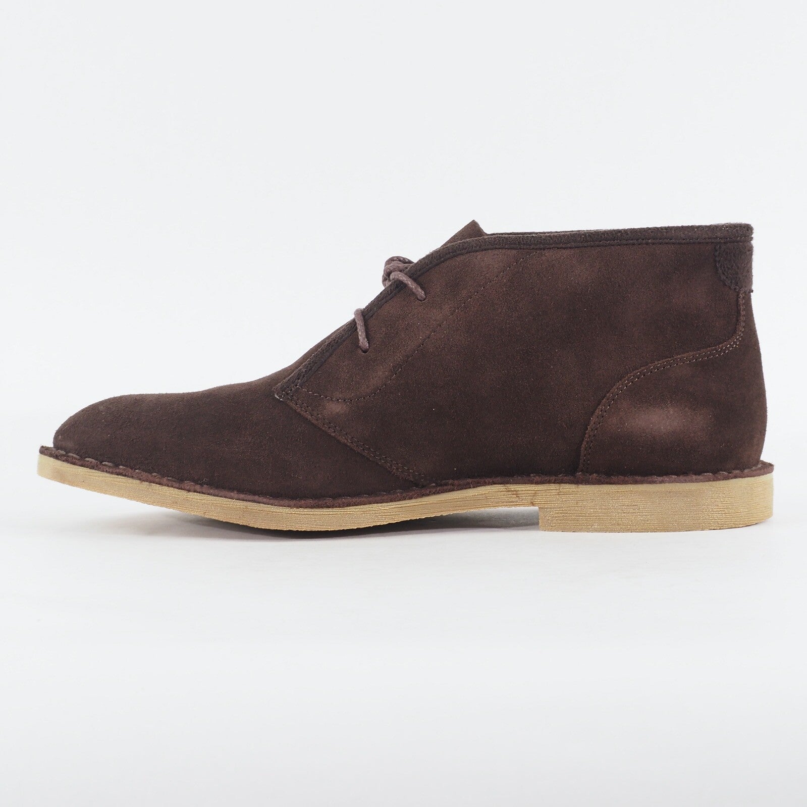 Mens Timberland Brasstown Chukka 5505A Dark Brown Leather Lace Up Casual Boots