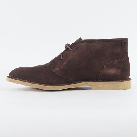 Mens Timberland Brasstown Chukka 5505A Dark Brown Leather Lace Up Casual Boots