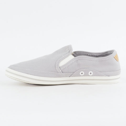 Mens Timberland EK Casco Bay 5216R Light Grey Canvas Slip On Casual Shoes