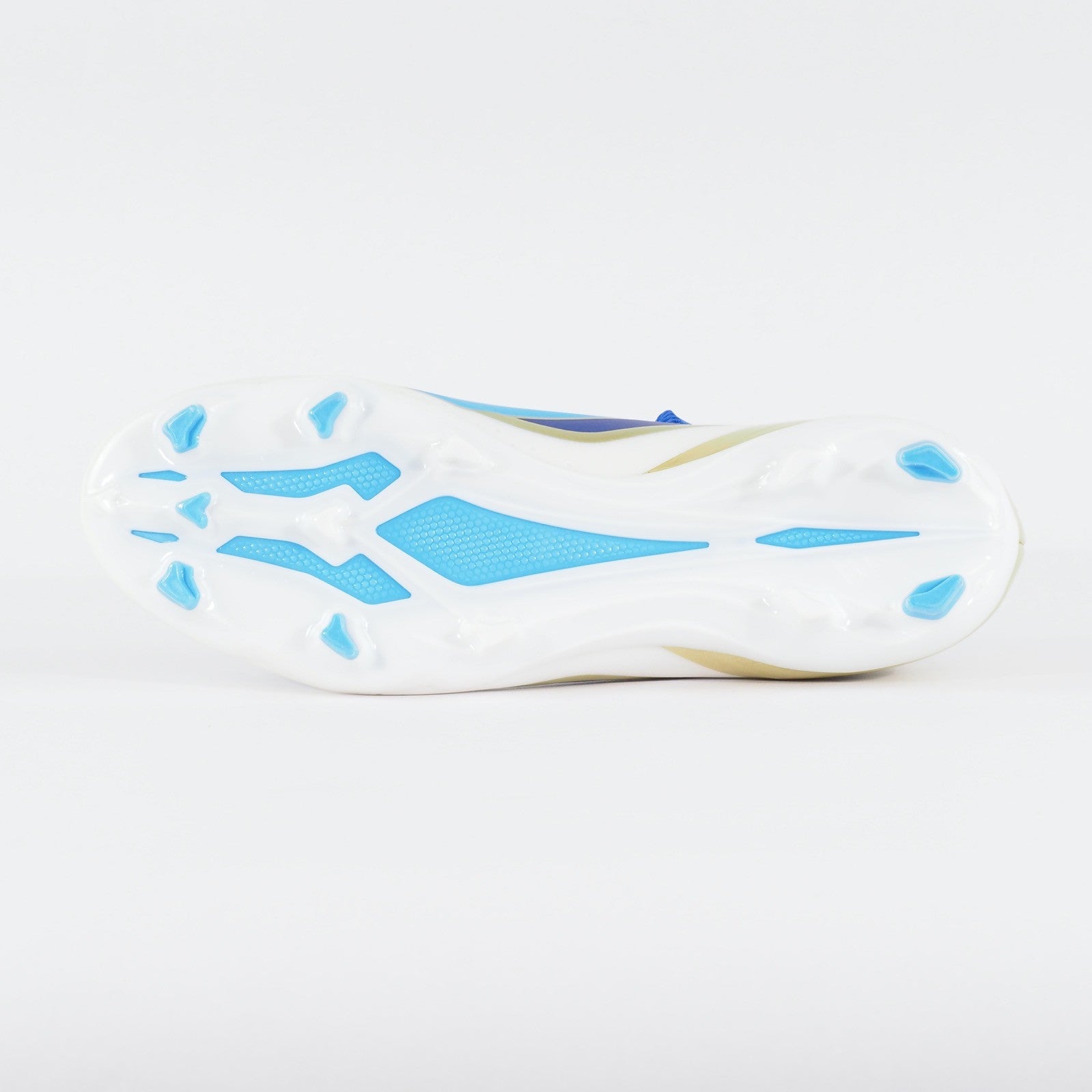 Mens Adidas Messi X 3 FG Blue White Moulded Studs Football Boots