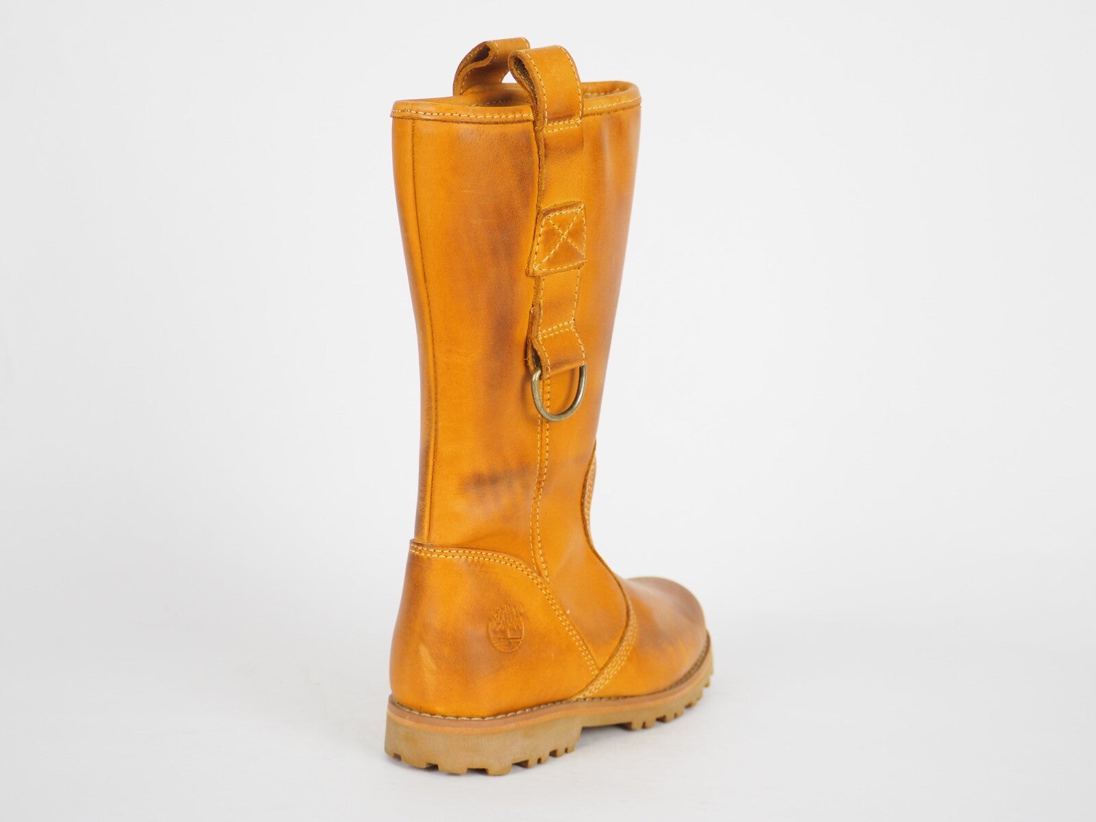 Girls Timberland Asphalt Trail 80749 Tan Leather Tall Winter Boots