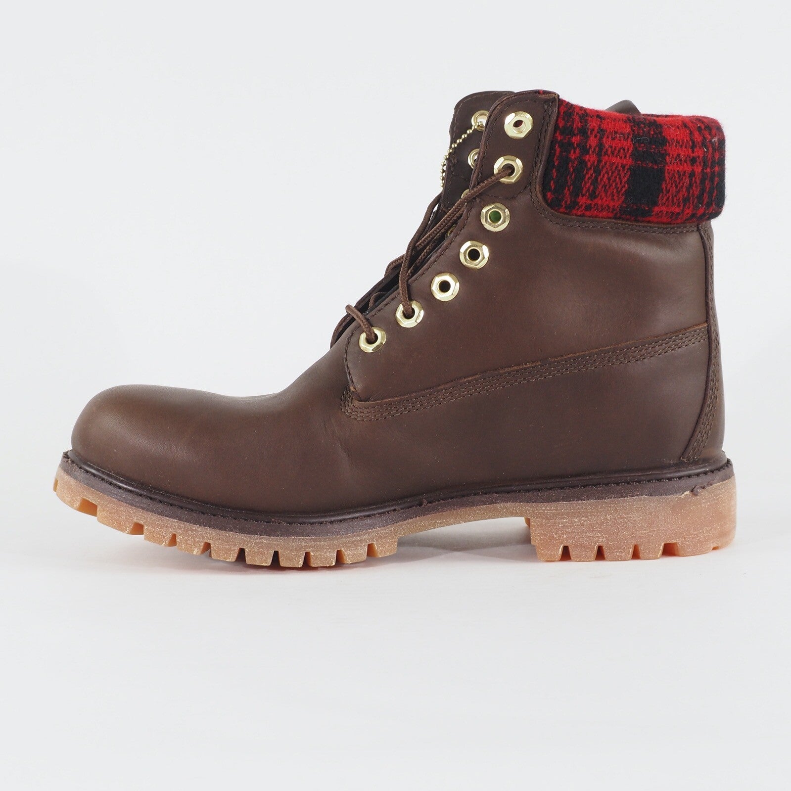 Mens Timberland 6 Inch Woolrich Brown Leather Waterproof Casual Walking Boots