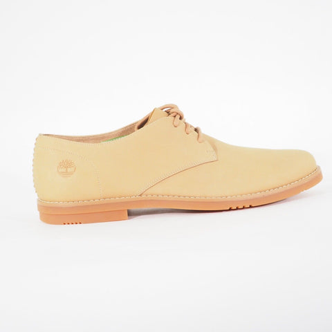 Mens Timberland York Oxford A2DZA Tan Leather Lace Up Formal Walking Shoes 