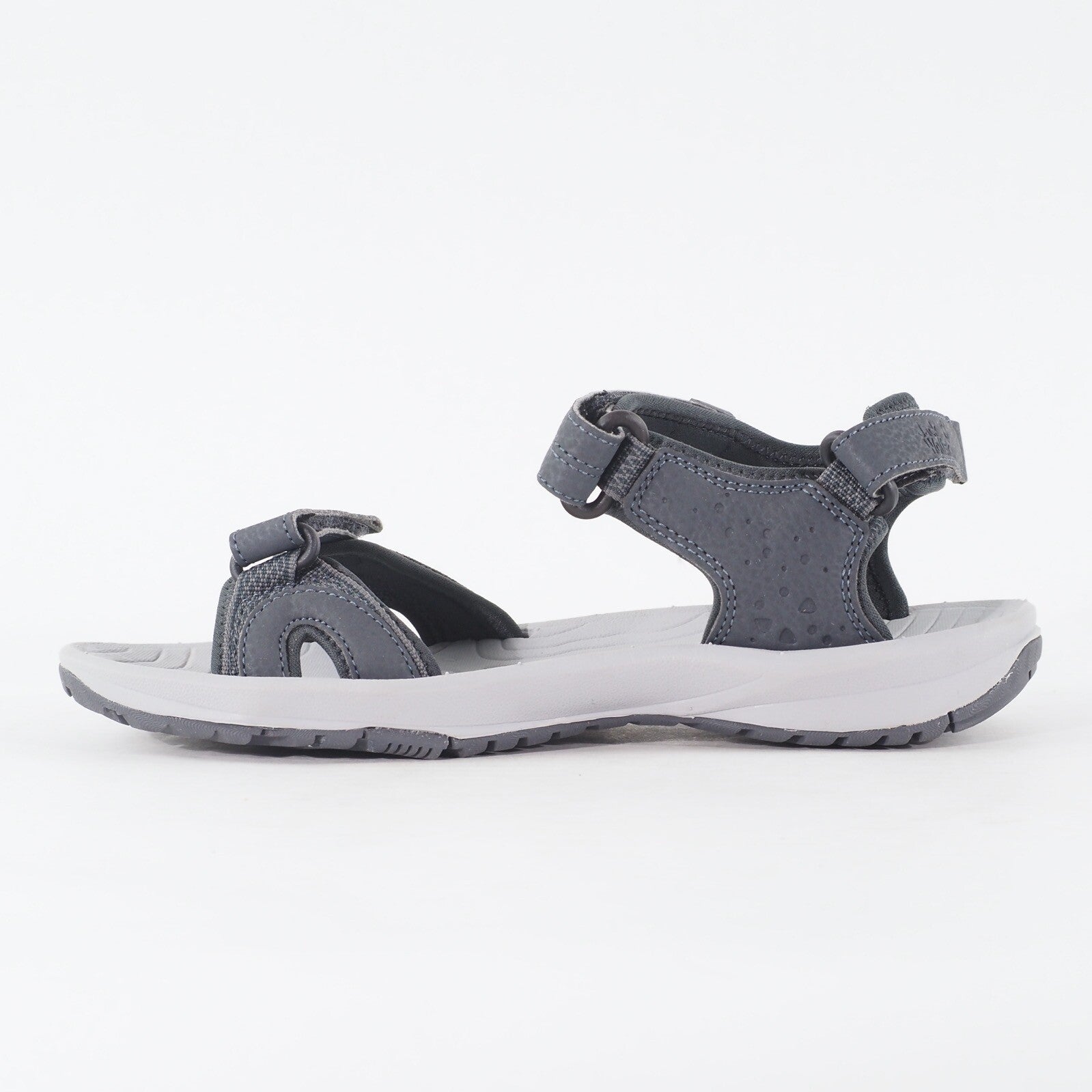Womens Jack Wolfskin Lakewood Cruise 17EB004848 Grey Strap Casual Sandals