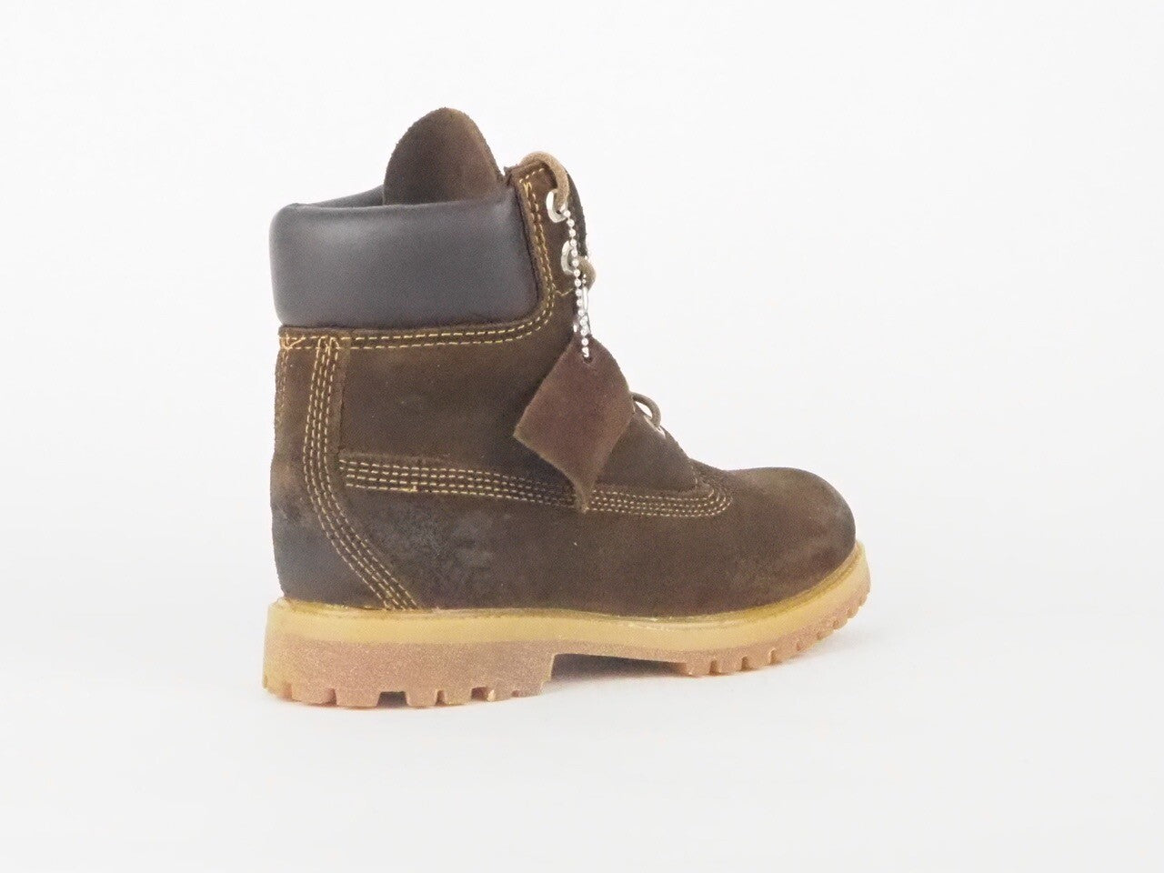 Womens Timberland Classic Premium 6 Inch 15663 Brown Leather Lace Up Boots 